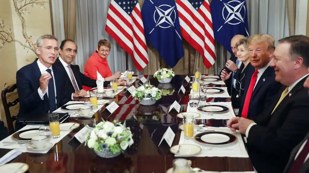 Trump takes swipe at Nato just days before crucial summit