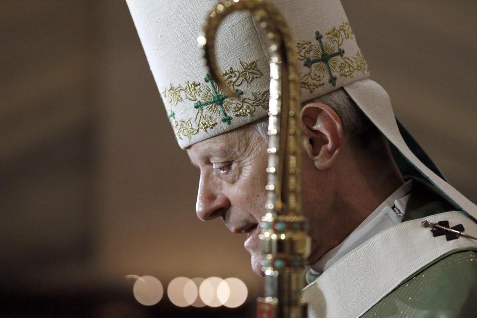 Archbishop Donald Wuerl talks with the media after Mass at the Cathedral of Saint Matthew the Apostle in Washington. On Tuesday Aug. 15 2018 a Pennsylvania grand jury accused Cardinal Wuerl of helping