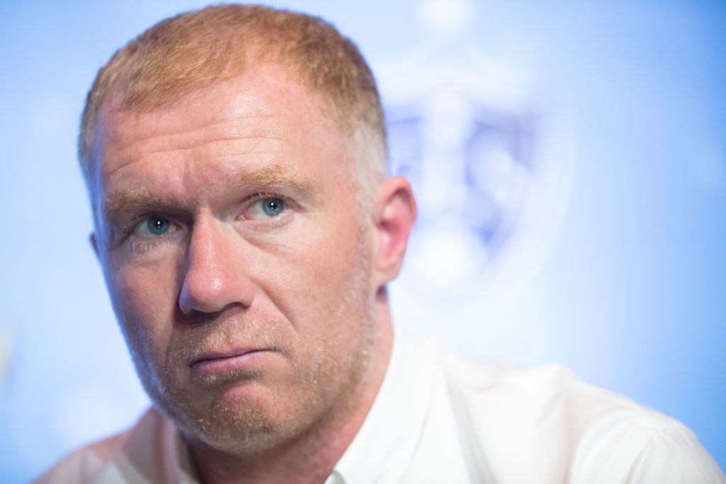 Former Manchester United and England midfielder Paul Scholes