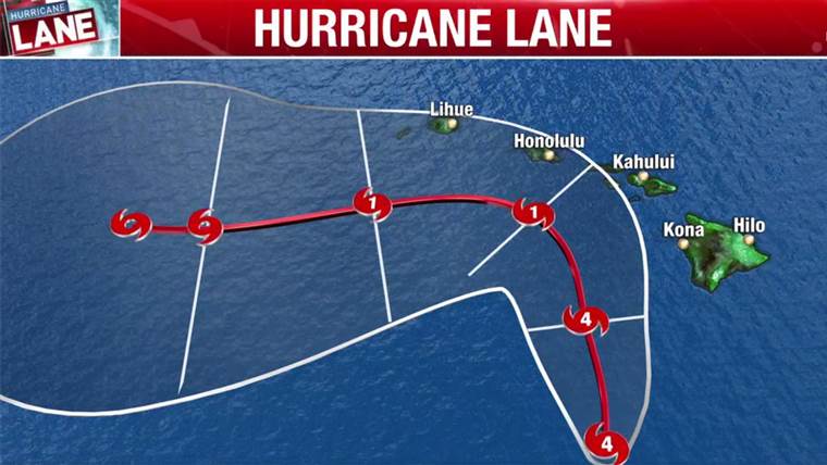 Scramble for food and water as Hurricane Lane approaches Hawaii