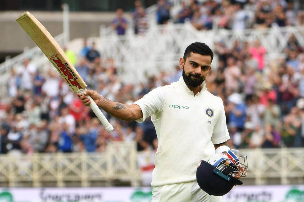 India captain Virat Kohli scored 200 runs in all at the Trent Bridge Test before being dismissed in the second innings. AFP