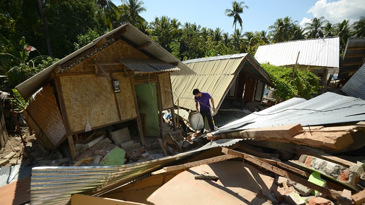 The same island was struck by a magnitude 6.4 earthquake less than a week ago