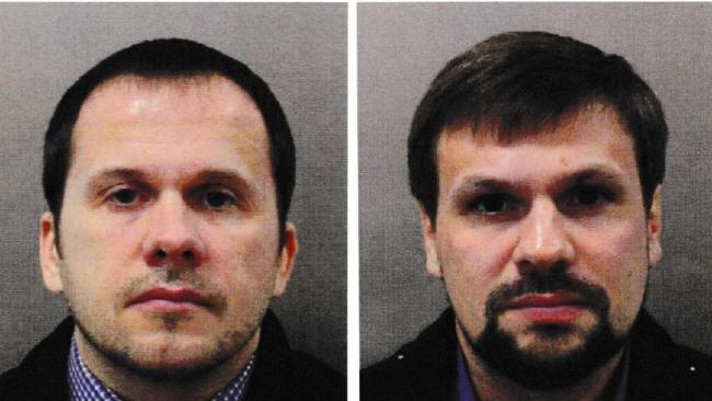 Alexander Petrov and Ruslan Boshirov are wanted over the Salisbury Novichok attack