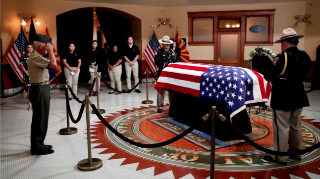 Flags at White House return to full staff after brief tribute...