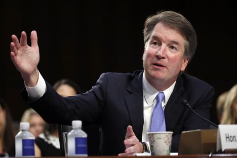 Supreme Court nominee Brett M. kavanaugh at his confirmation hearing on Capitol Hill on Thursday