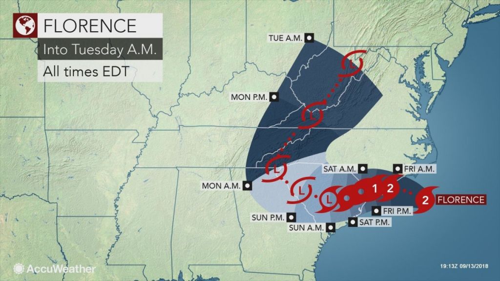 Hurricane Florence likely to affect southeast US energy infrastructure: EIA - Xinhua | English.news.cn