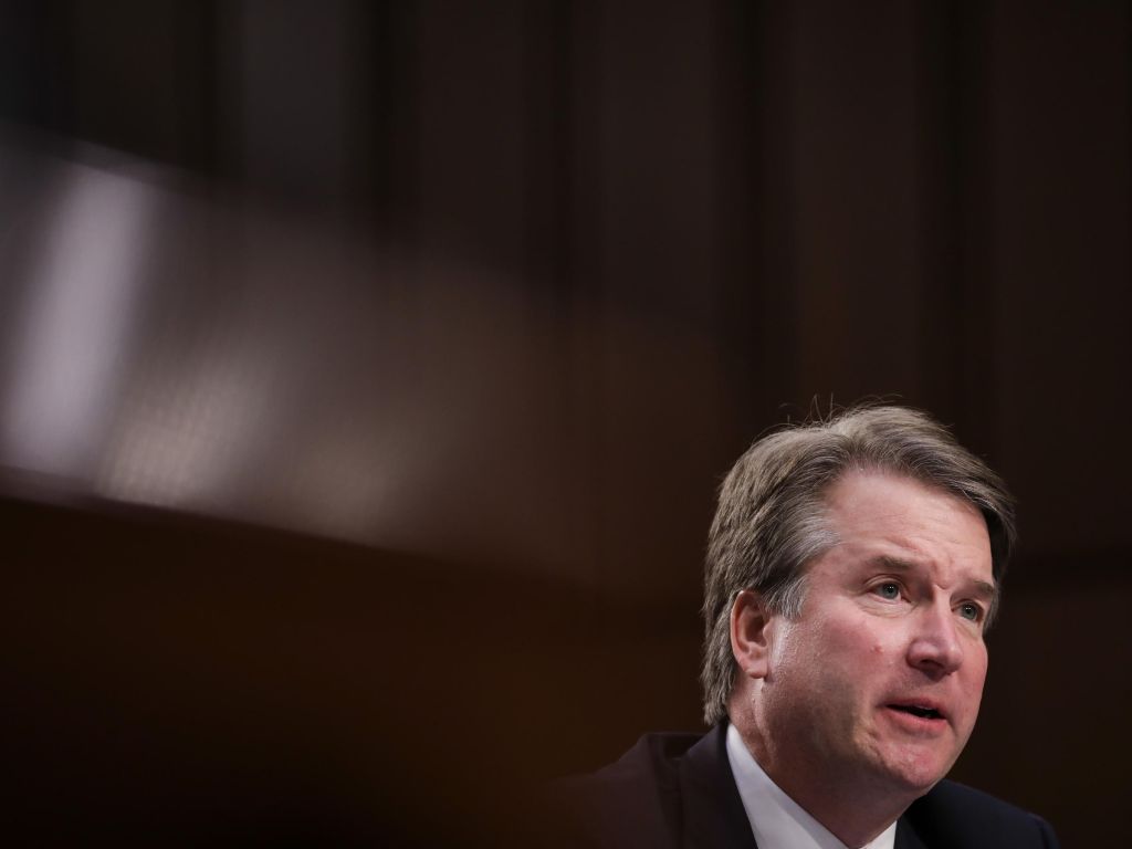 Supreme Court nominee Brett Kavanaugh testifies before the Senate Judiciary Committee during his confirmation hearing Sept. 6