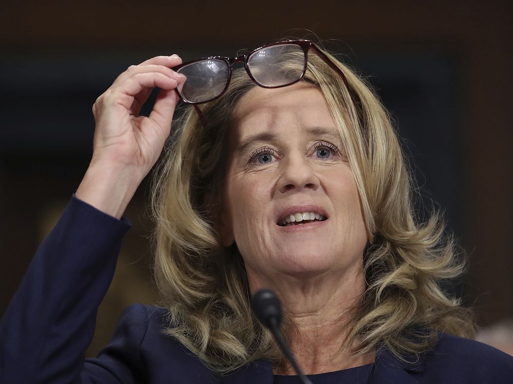 Christine Blasey Ford testifies before the U.S> Senate Judiciary Committee Thursday Sept. 27 2018 in Washington.<br />
Win Mc Namee<br />
AP” title=”Christine Blasey Ford testifies before the U.S> Senate Judiciary Committee Thursday Sept. 27 2018 in Washington.<br />
Win Mc Namee<br />
AP”/></p>
</p><div class=