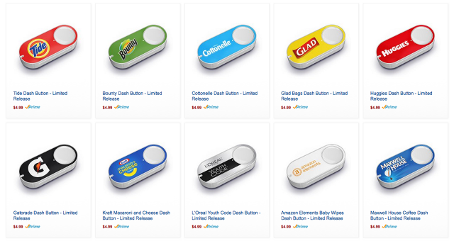 Amazon Dash Buttons Are Here, And You Can Buy Them For $5