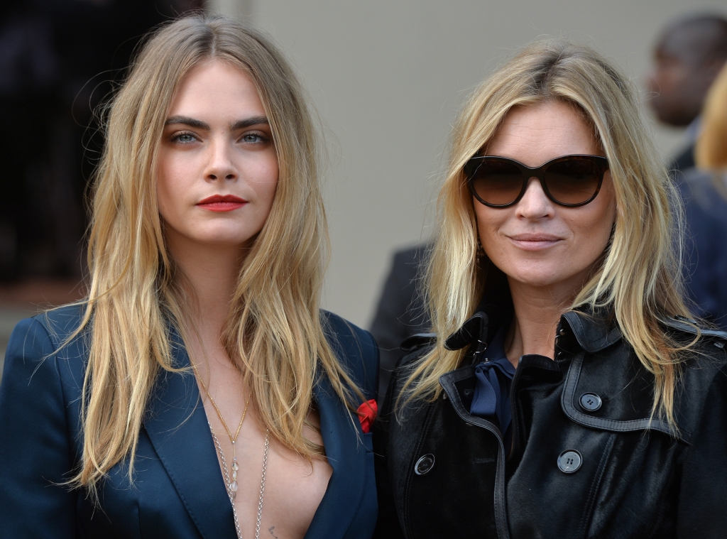 Cara Delevingne and Kate Moss