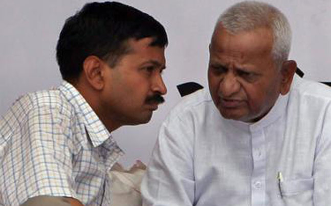 Arvind Kejriwal and Anna Hazare