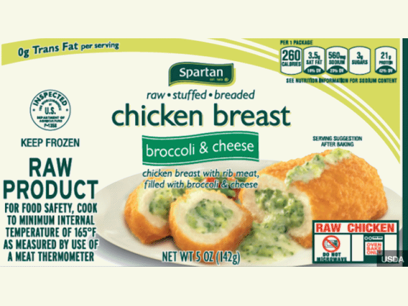 Recall 2 Million Pounds of Chicken