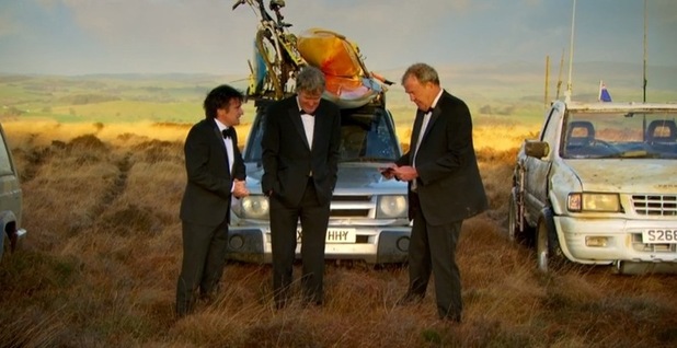 Clarkson Hammond and May on the final Top Gear