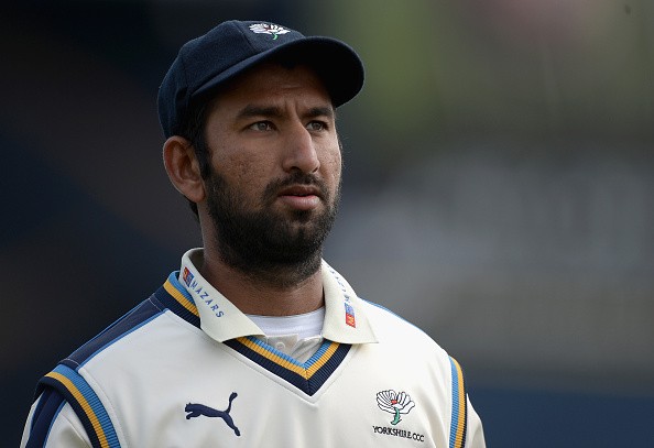 Cheteshwar Pujara during his Yorkshire stint in April this year