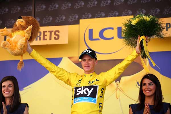 Froome retained the yellow jersey as the overall leader