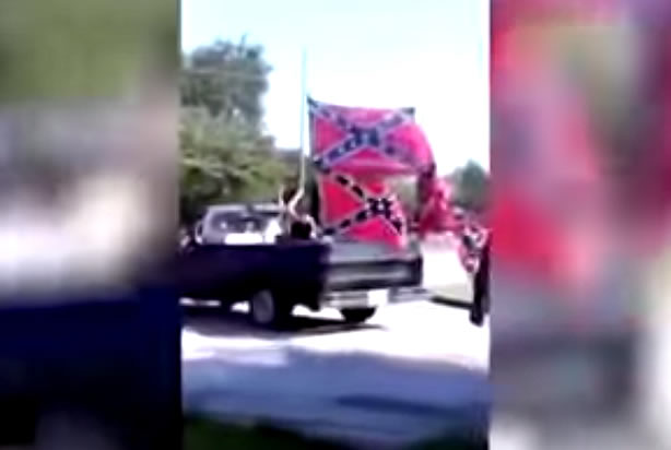 Confederate battle flag group crashes birthday party terrorizes black children with racist tirade