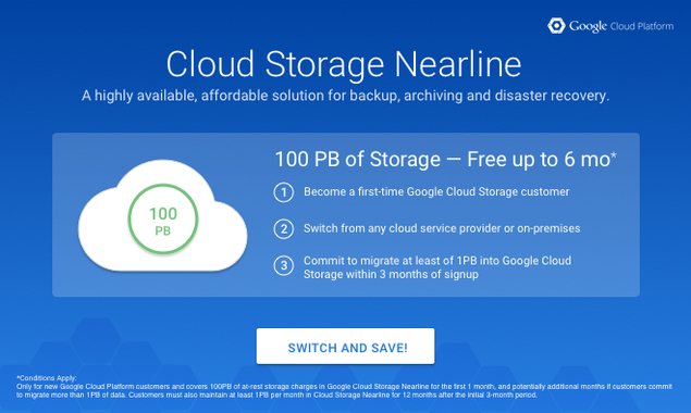 Google's Nearline Cold Data Storage Service Hits General Availability, Adds On