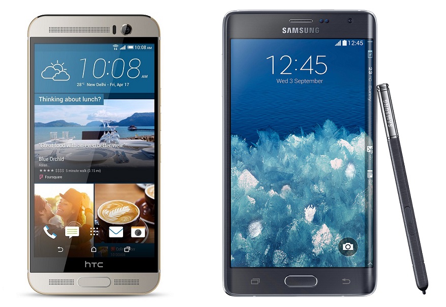 HTC One M9 vs Galaxy Note Edge HTC  Samsung