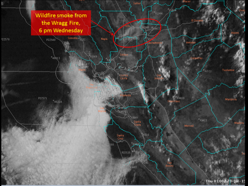 UPDATE On #WraggFire Evacuations Ordered Near Lake Berryessa