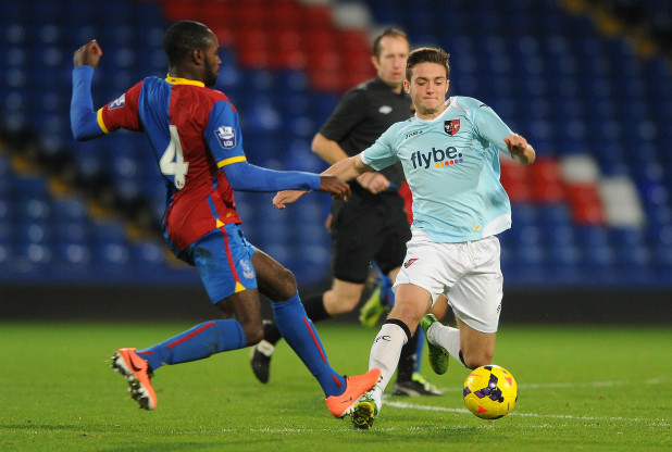 IN ACTION Hiram Boateng left playing for Crystal Palace against Exeter City       	      	     VIEW