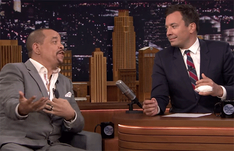 Ice T and Jimmy Fallon have some cartoon fun on The Tonight Show