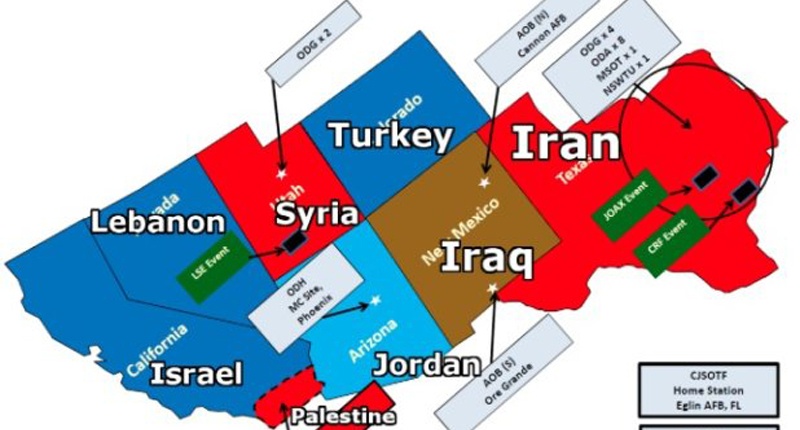 Rumored Jade Helm map