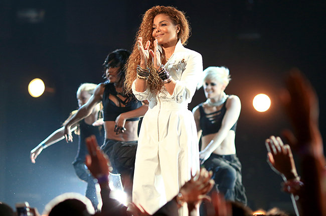 Janet Jackson performs onstage during the 2015 BET Awards