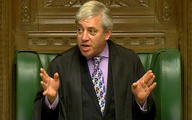 John Bercow Speaker of the House