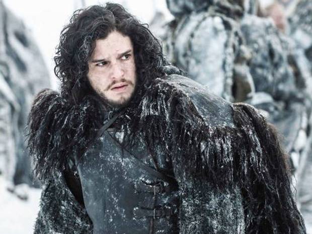 Kit Harington as Jon Snow in the season 5 finale of'Game of Thrones