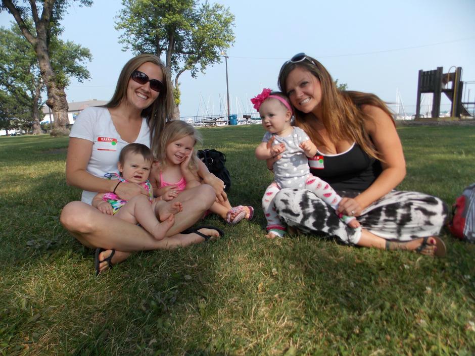 Breastfeeding mothers gathered at Battery Park for the 2014 Global Big Latch On. This year's event is set for Saturday at various locations