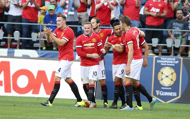 What time does Manchester United v San Jose Earthquakes start and what TV channel is it