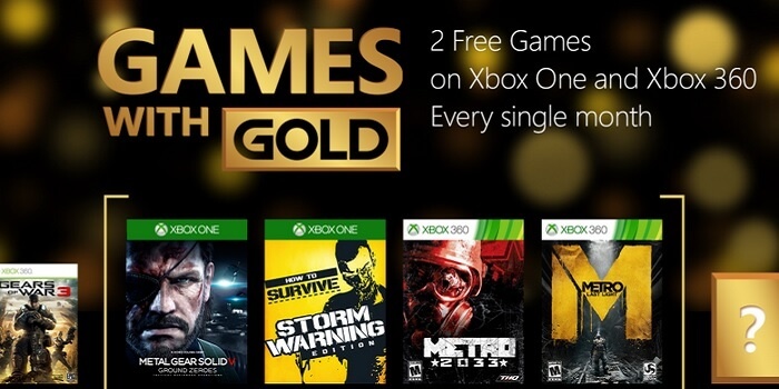 August Games with Gold- Games with Gold games for August 2015