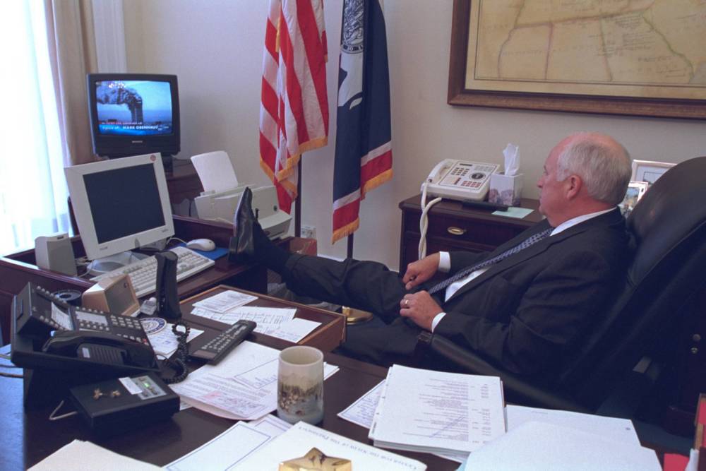 Newly Released Photos Cheney, Bush in Tense Moments After Sept. 11 Attacks