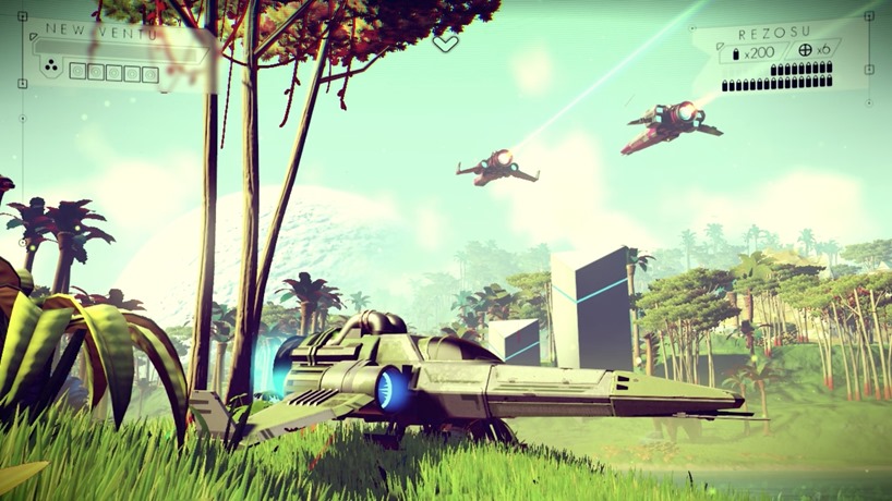 Rainy planets and space battles in new no man's sky trailer