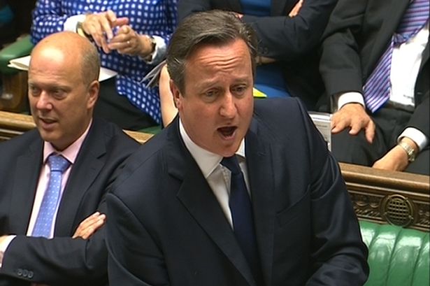 PA Wire

Prime Minister David Cameron speaks during Prime Minister's Questions in the House of Commons London