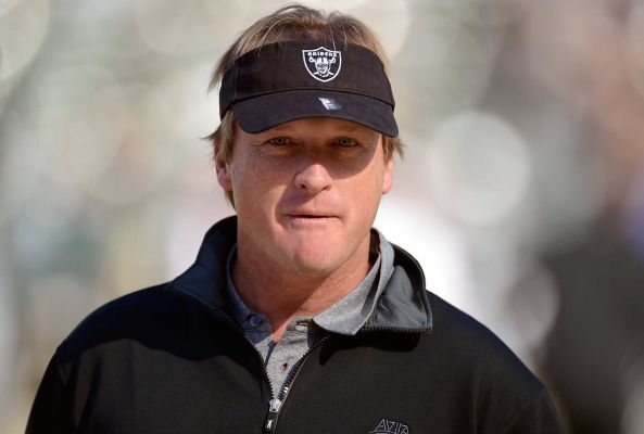 Former head coach of the Oakland Raiders Jon