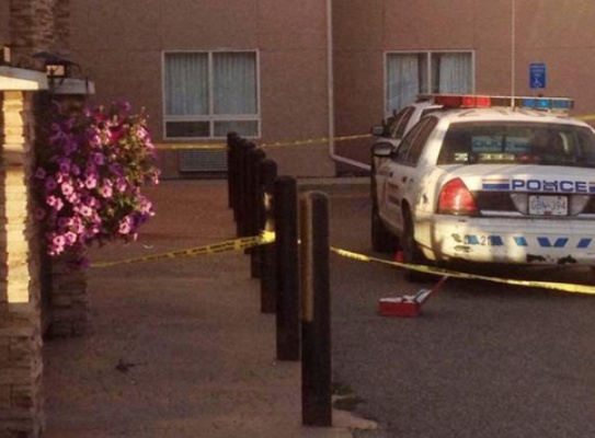 Mounties in Dawson Creek, B.C. kill masked man at after disruption at meeting