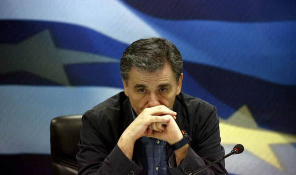 Finance Minister Euclid Tsakalotos