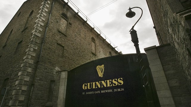 Sales of Guinness were up in Ireland the United States and Western Europe- but they were flat globally