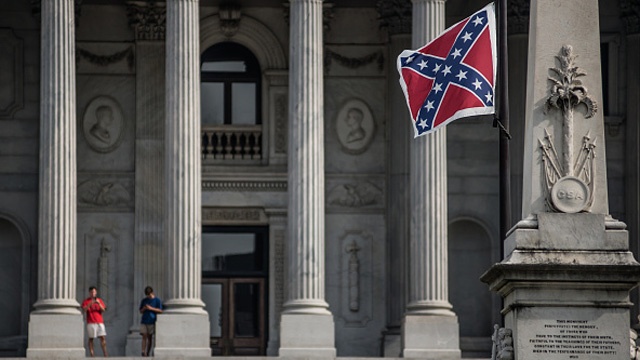 Confederate flag at SC state house