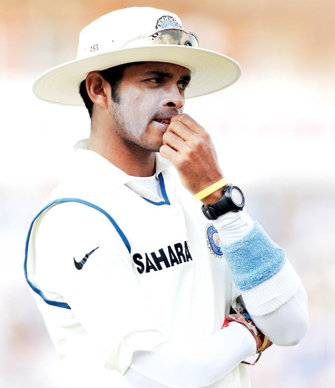 S Sreesanth in a reflective mood during the 2007 India vs England Oval Test in London. Pic  Getty Images