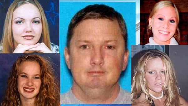 Neal Falls center and the NV women he may be linked to Jodi Marie Brewer Lindsay Marie Harris Misty Marie Saens and Jessica Edith Foster. San Bernardino County California Sheriff's Office U.S. National Missing and Unidentified Persons System