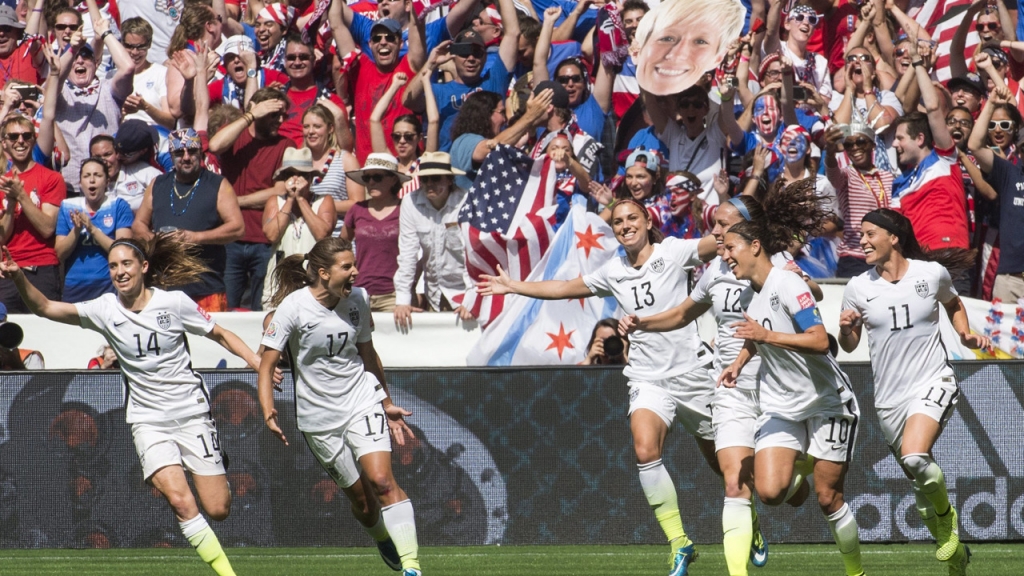 The United States lead defending champions Japan 4-1 at half-time in the Women s World Cup final