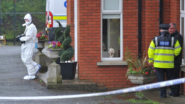 The house near Hackballscross in Louth has been sealed off