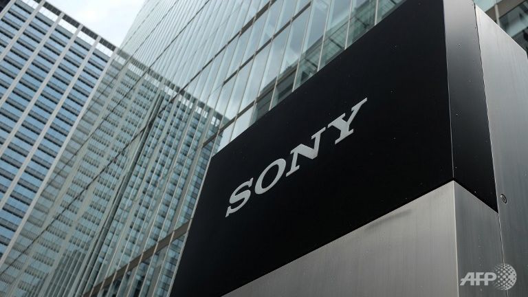 The logo of the Sony Corporation is displayed at an entrance to the company's headquarters in Tokyo on Jul 30 2015