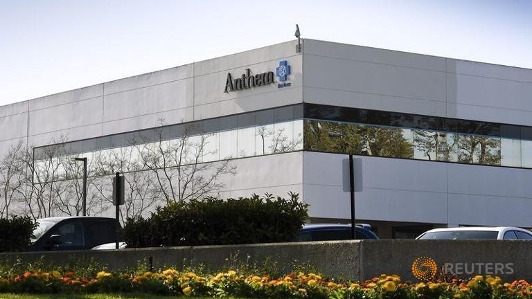 The office building of health insurer Anthem is seen in Newbury Park California