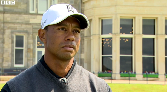 Tiger Woods is always a thrill at St. Andrews