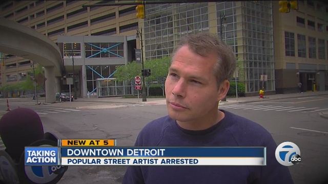 Well known artist Shepard Fairey was arrested and held overnight in Los Angeles because of the warrant Detroit Police have out for him.                      WXYZ