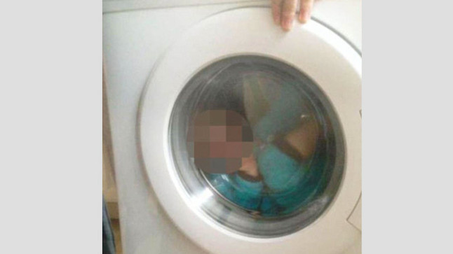 Erskine woman posts Facebook picture of Down's syndrome boy inside washing