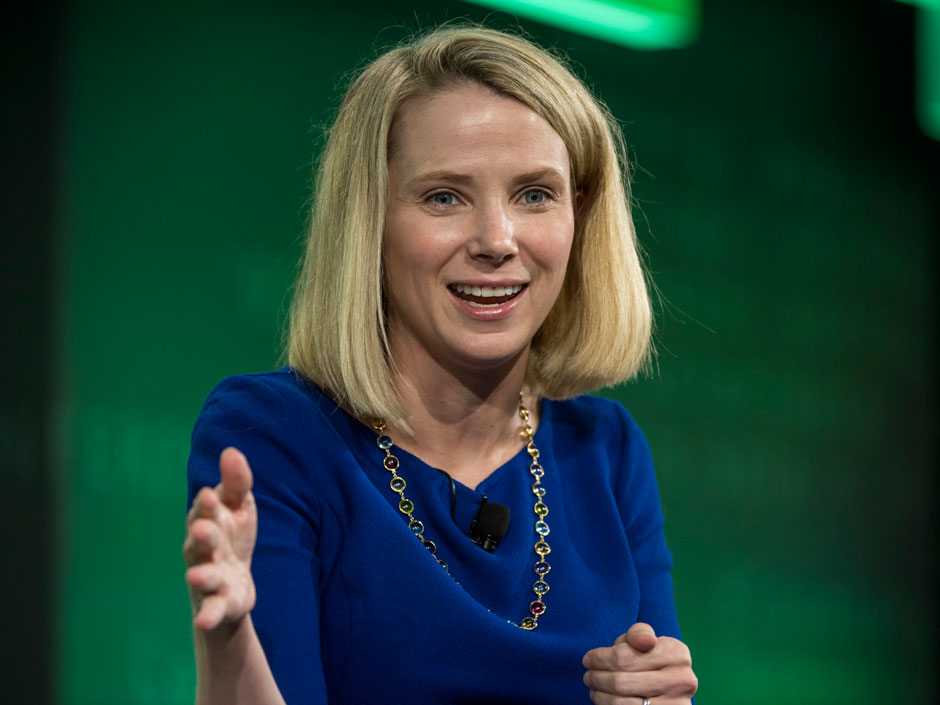 Marissa Mayer president and chief executive officer at Yahoo! Inc. speaks during the 2015 Bloomberg Technology Conference in San Francisco